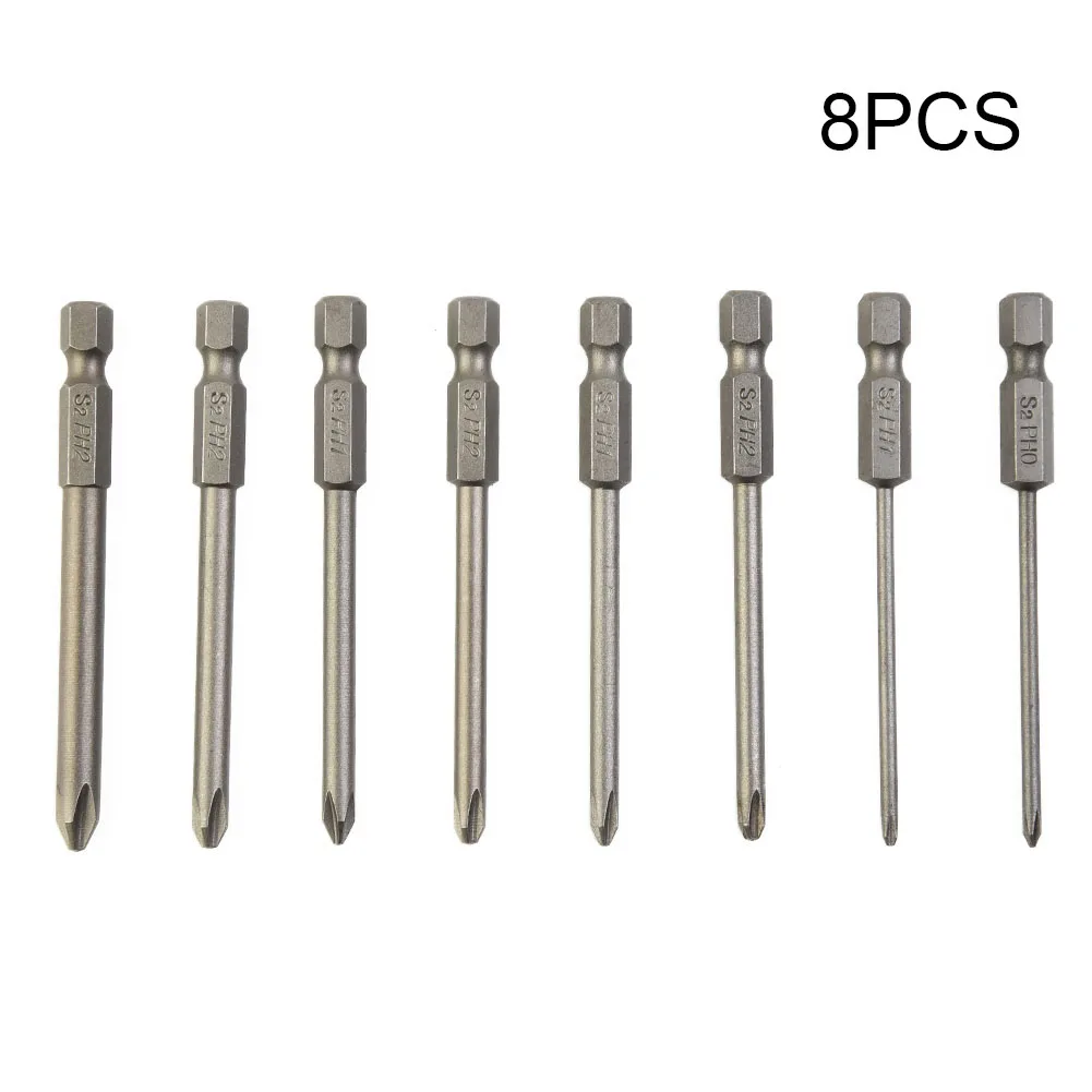 8Pcs 75mm Long Magnetic 1/4Inch Hex Cross Head Screwdriver Bits/Electric Screwdriver Head Set-PH0 PH1 PH2 Driver Bit Hand Tools
8Pcs 75mm Long Magnetic 1/4Inch Hex Cross Head Screwdriver Bits/Electric Screwdriver Head Set-PH0 PH1 PH2 Driver Bit Hand Tools