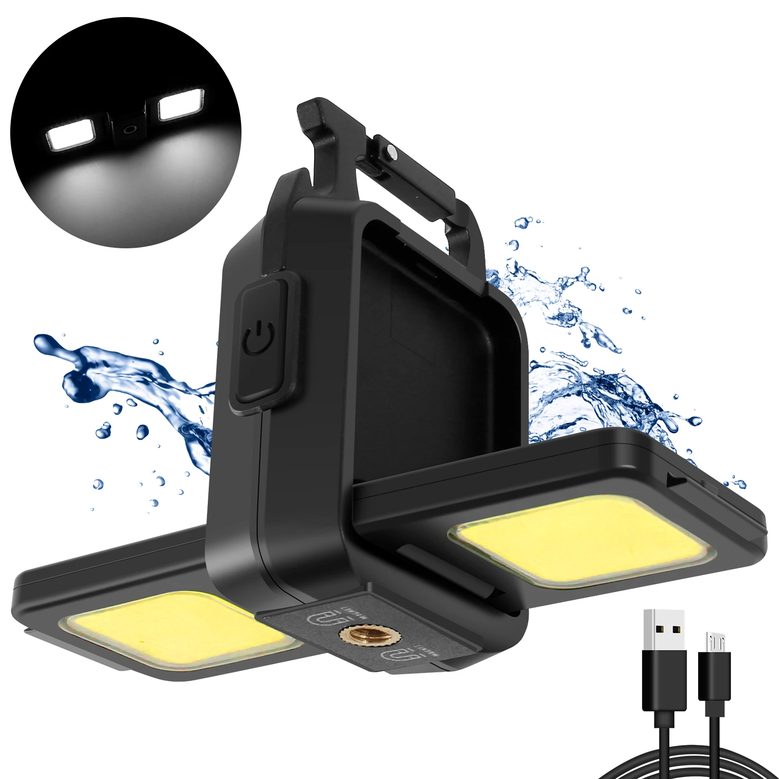 Mini COB Flashlight 1000 Lumens Dimmable Keychain Flashlight Portable 1000mAh USB Rechargeable Pocket Light Bottle Opener
Mini COB Flashlight 1000 Lumens Dimmable Keychain Flashlight Portable 1000mAh USB Rechargeable Pocket Light Bottle Opener