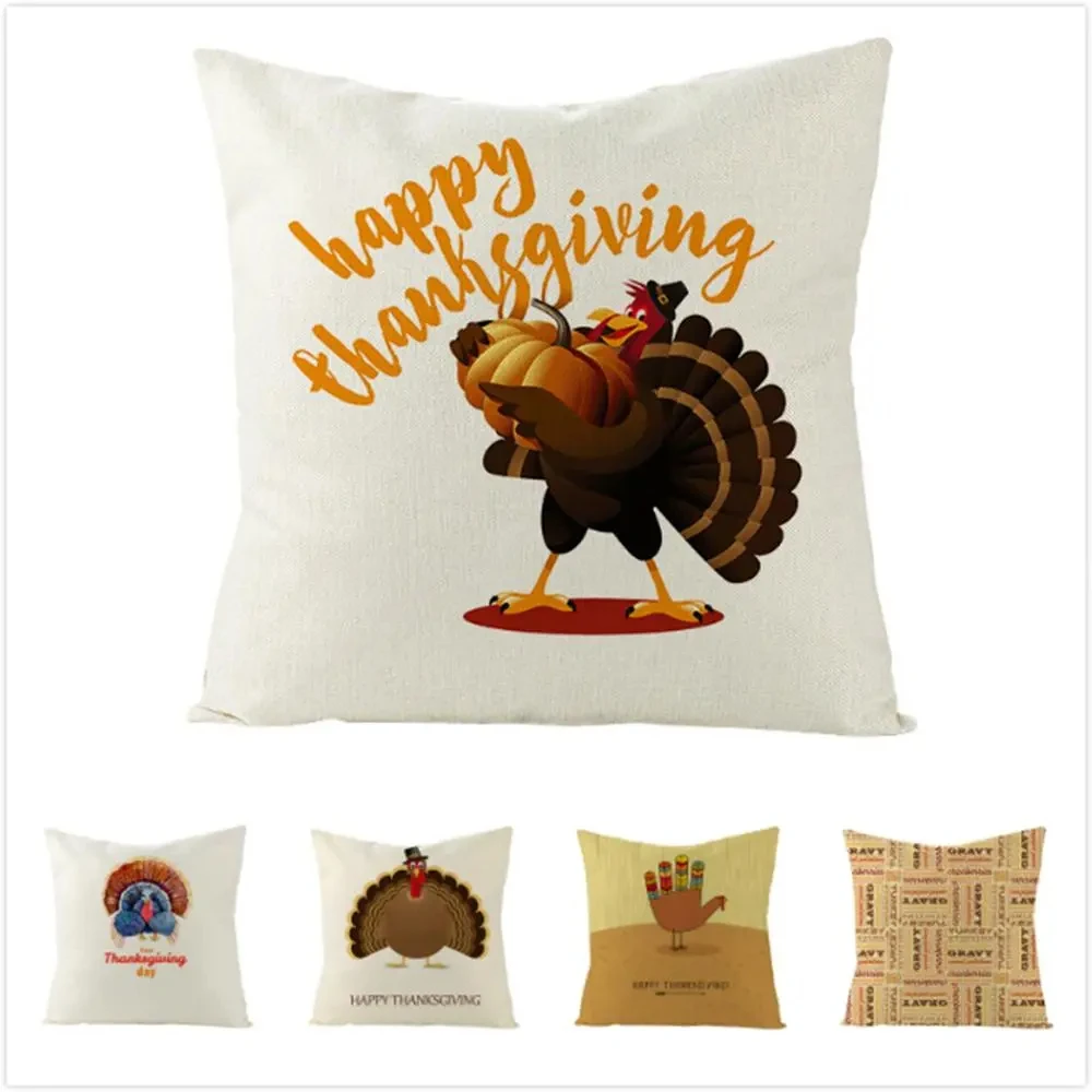 Thanksgiving Couchion Turkey Cover Sofa Pumpkin Text Pillowcase Kindergarten Children's Room Decor 2024 Hot Sale DF713
Thanksgiving Couchion Turkey Cover Sofa Pumpkin Text Pillowcase Kindergarten Children's Room Decor 2024 Hot Sale DF713