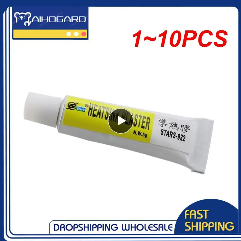 1~10PCS 5g Thermal Pads Conductive Heatsink Plaster Viscous Adhesive Glue For Chip VGA RAM LED IC Cooler Radiator Cooling
1~10PCS 5g Thermal Pads Conductive Heatsink Plaster Viscous Adhesive Glue For Chip VGA RAM LED IC Cooler Radiator Cooling