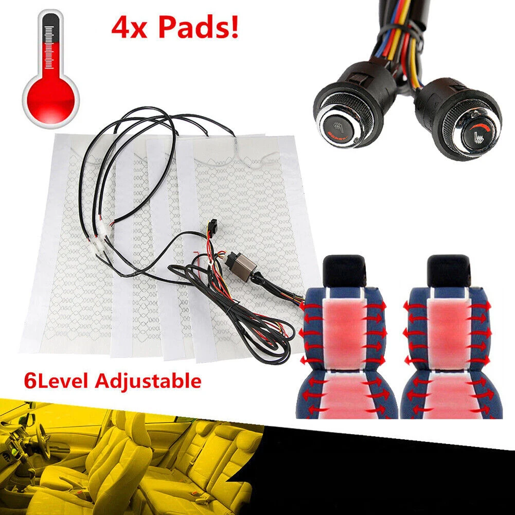 52.5*28.6cm Car Heating Pad Built-in Car Seat Heater Kit Comfortable Heated Car Seat Cushion Reduce Fatigue And Enhance Driving
52.5*28.6cm Car Heating Pad Built-in Car Seat Heater Kit Comfortable Heated Car Seat Cushion Reduce Fatigue And Enhance Driving