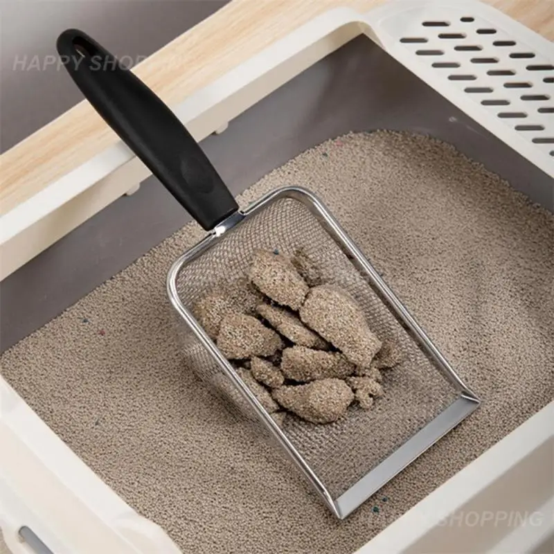 

Sand Reptile Scoop Litter Scooper Mesh Reptiles Substrate Box Filtering Steel Stainless Bedding Cleaner Cat Sifter Metal Fine