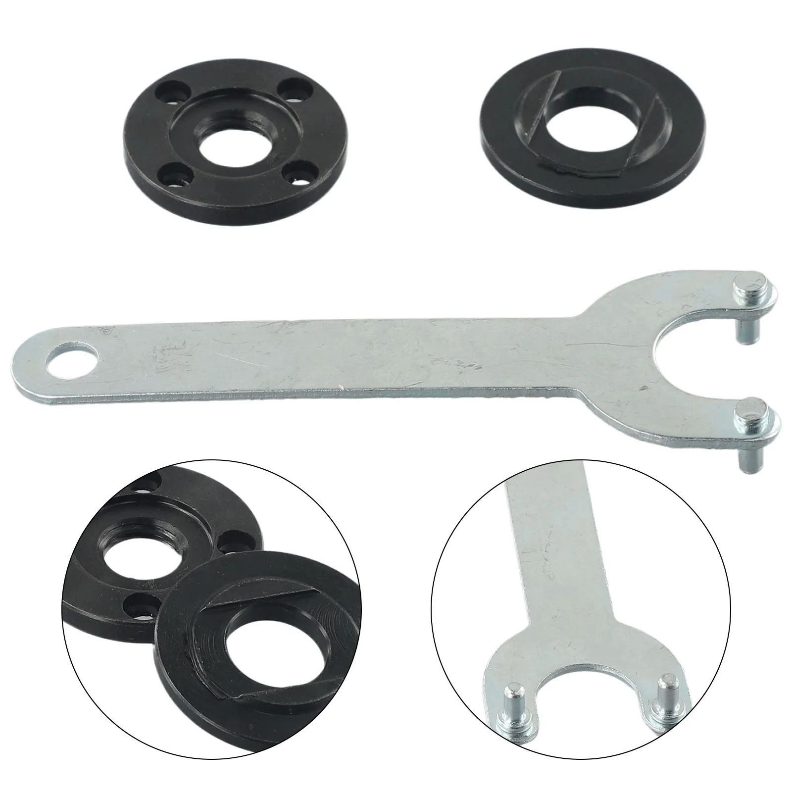 M14 Angle Grinder Flange Wrench Spanner Metal Lock Nut Thread Replace For Angle Grinder Flange Nut Set Tool With Wrench
M14 Angle Grinder Flange Wrench Spanner Metal Lock Nut Thread Replace For Angle Grinder Flange Nut Set Tool With Wrench