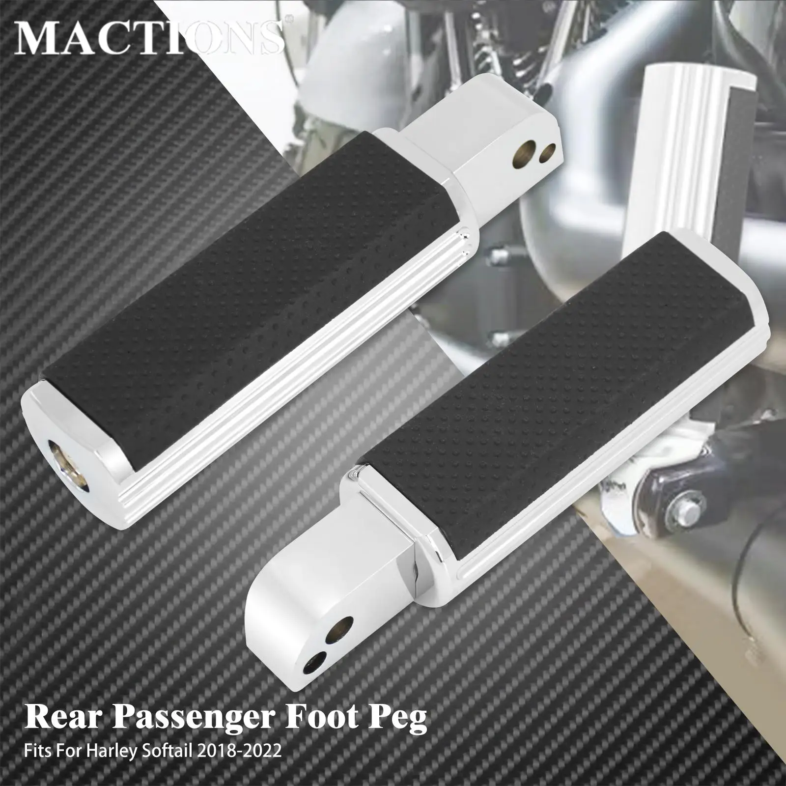 Motorcycle Rear Chrome Defiance Footpeg Passenger Male Mount Footrest For Harley Softail Breakout Street Bob Low Rider 2018-2022
Motorcycle Rear Chrome Defiance Footpeg Passenger Male Mount Footrest For Harley Softail Breakout Street Bob Low Rider 2018-2022