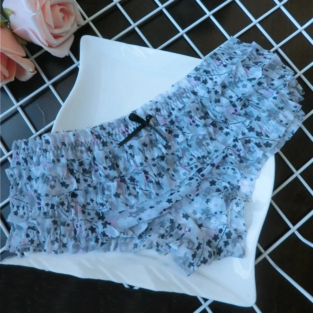 Girls Cute Sweet Panties Underwear Cake Layer Lace Briefs Sexy Mesh Breathable Cozy Underpant Women Low Waist Thong Lingerie Girls Cute Sweet Panties Underwear Cake Layer Lace Briefs Sexy Mesh Breathable Cozy Underpant Women Low Waist Thong Lingerie