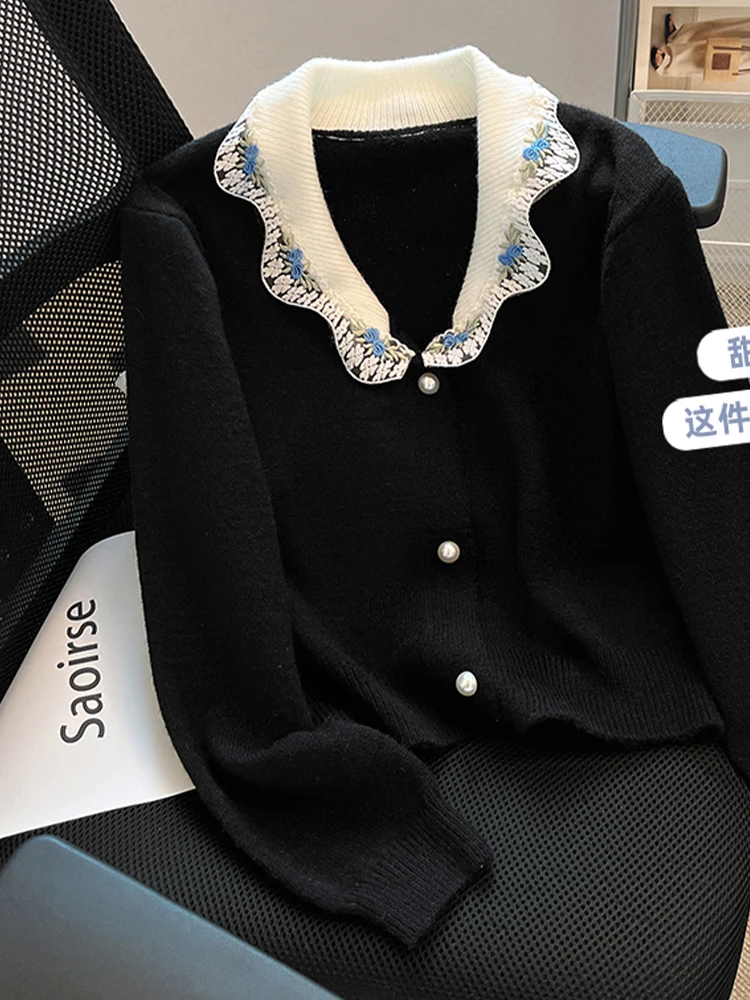 Женский винтажный Кардиган с длинным рукавом, теплый свитер контрастных цветов в стиле мори, джемпер в стиле 50-х годов на осень и зиму, 2000
Женский винтажный Кардиган с длинным рукавом, теплый свитер контрастных цветов в стиле мори, джемпер в стиле 50-х годов на осень и зиму, 2000