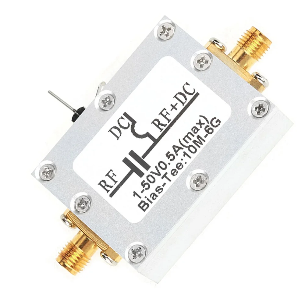 10MHz-6GHz Biaser 10MHz-6GHz 10MHz-6GHz Broadband Bias Tee Biaser DC1-50V Working Voltag Microwave Coaxial Bias
10MHz-6GHz Biaser 10MHz-6GHz 10MHz-6GHz Broadband Bias Tee Biaser DC1-50V Working Voltag Microwave Coaxial Bias