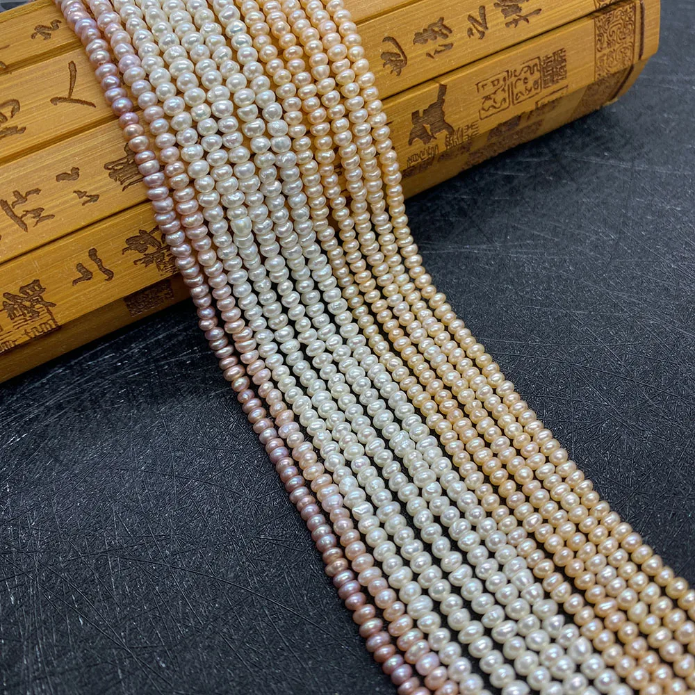 AAA Grade Natural Freshwater Pearl Beads 3-4mm Potato Small Pearl DIY, Used To Make Jewelry Accessories, Necklaces, Bracelets 
AAA Grade Natural Freshwater Pearl Beads 3-4mm Potato Small Pearl DIY, Used To Make Jewelry Accessories, Necklaces, Bracelets