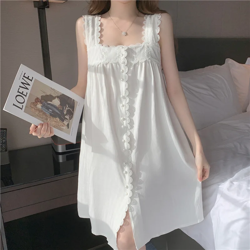 Pajamas women's new O'Dell cotton girls comfortable and lively nightdress sleepwear women summer dress
Pajamas women's new O'Dell cotton girls comfortable and lively nightdress sleepwear women summer dress