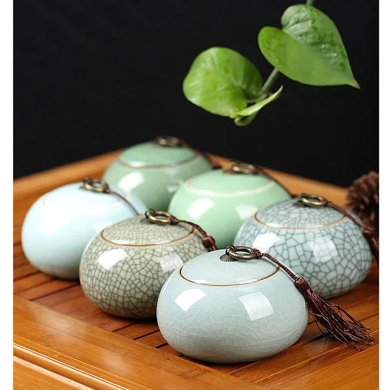 Ceramic Tea Box Chinese Sealed Dried Fruit Caddy Storage Cans Home Office Teaware Accessories Coffee Tieguanyin Tea Can Gifts
Ceramic Tea Box Chinese Sealed Dried Fruit Caddy Storage Cans Home Office Teaware Accessories Coffee Tieguanyin Tea Can Gifts
