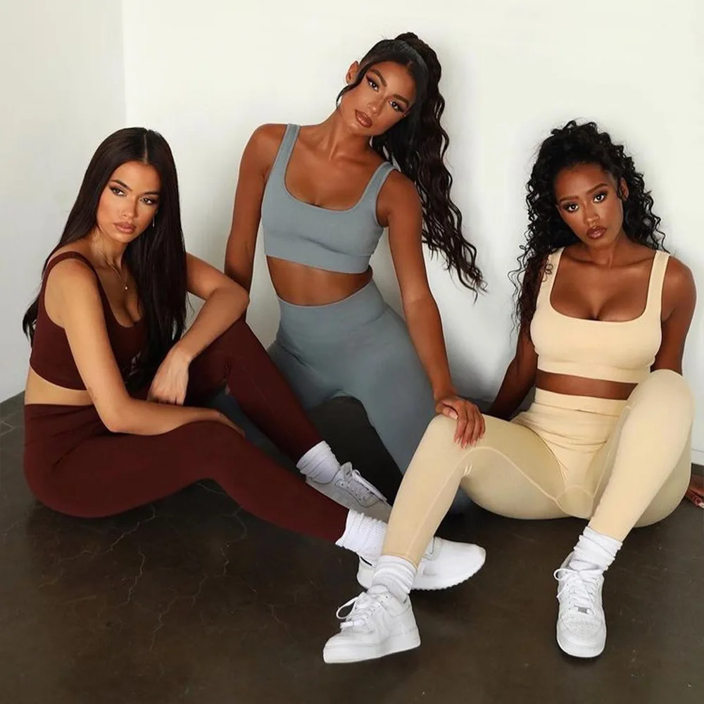 Women's Yoga Set Running Sports Fitness Clothes Women's Tight Square Neck Bottom Yoga Clothes Quick Drying Seamless Bottom Set
Women's Yoga Set Running Sports Fitness Clothes Women's Tight Square Neck Bottom Yoga Clothes Quick Drying Seamless Bottom Set