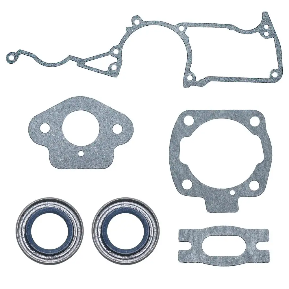 

Cylinder Crankcase Gasket Kit For Husqvarna 50 51 55 55 Rancher Chainsaw Replacement Tool Part 501 76 18-02