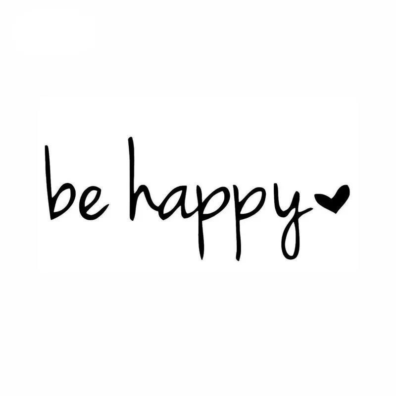 Car Sticker Be Happy Vinyl Decal Cute and Interesting Fashion Sticker Decals Car Accessories,15CM *6CM
Car Sticker Be Happy Vinyl Decal Cute and Interesting Fashion Sticker Decals Car Accessories,15CM *6CM