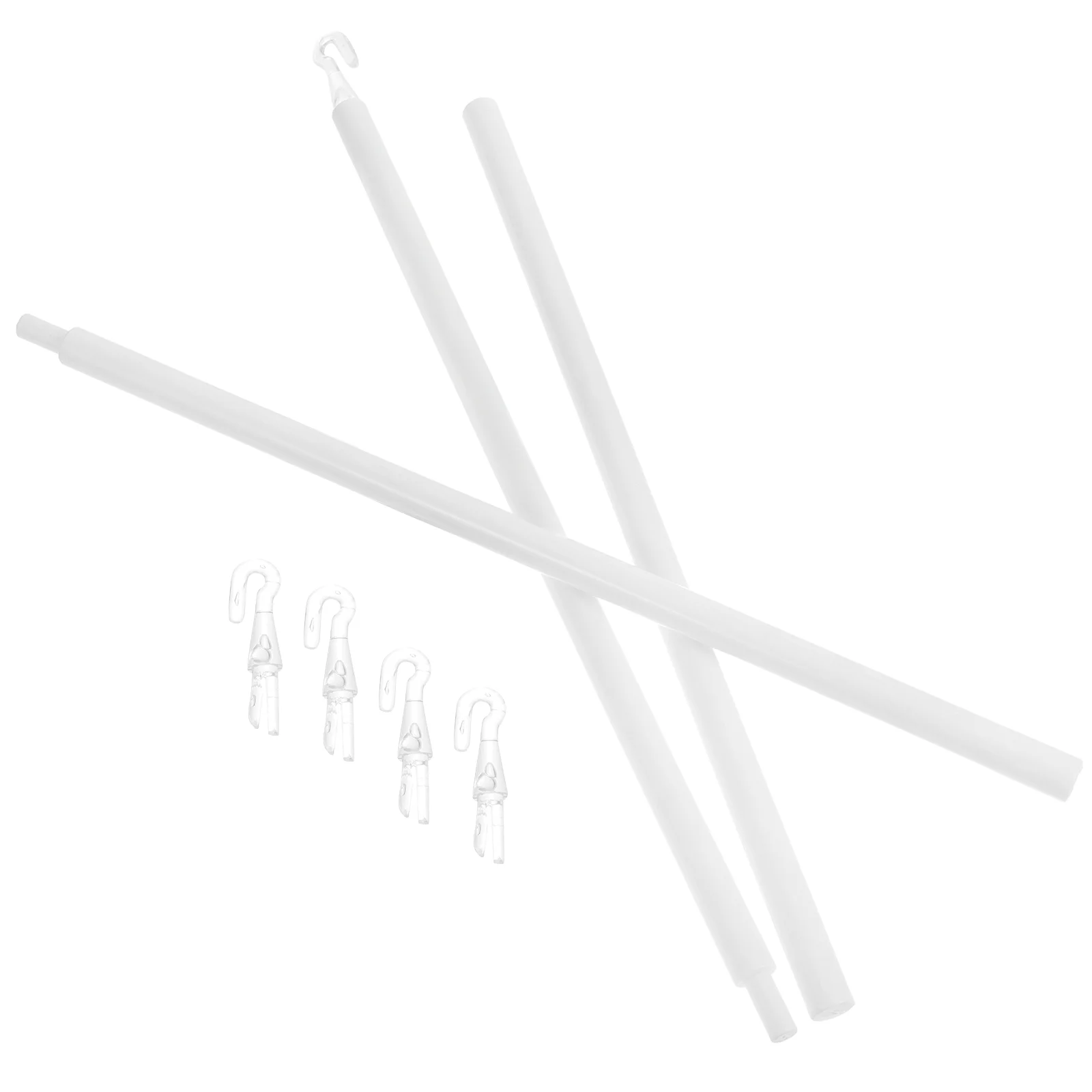 White Curtains Venetian Curtain Rods Rod Stick with Hook Plastic for Vertical Tilt Repair
White Curtains Venetian Curtain Rods Rod Stick with Hook Plastic for Vertical Tilt Repair
