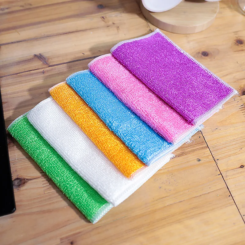 Bamboo Fiber Dishcloth Double-layer Dishcloth Degreasing Dishcloth Thickened Cleaning Cloth
Bamboo Fiber Dishcloth Double-layer Dishcloth Degreasing Dishcloth Thickened Cleaning Cloth