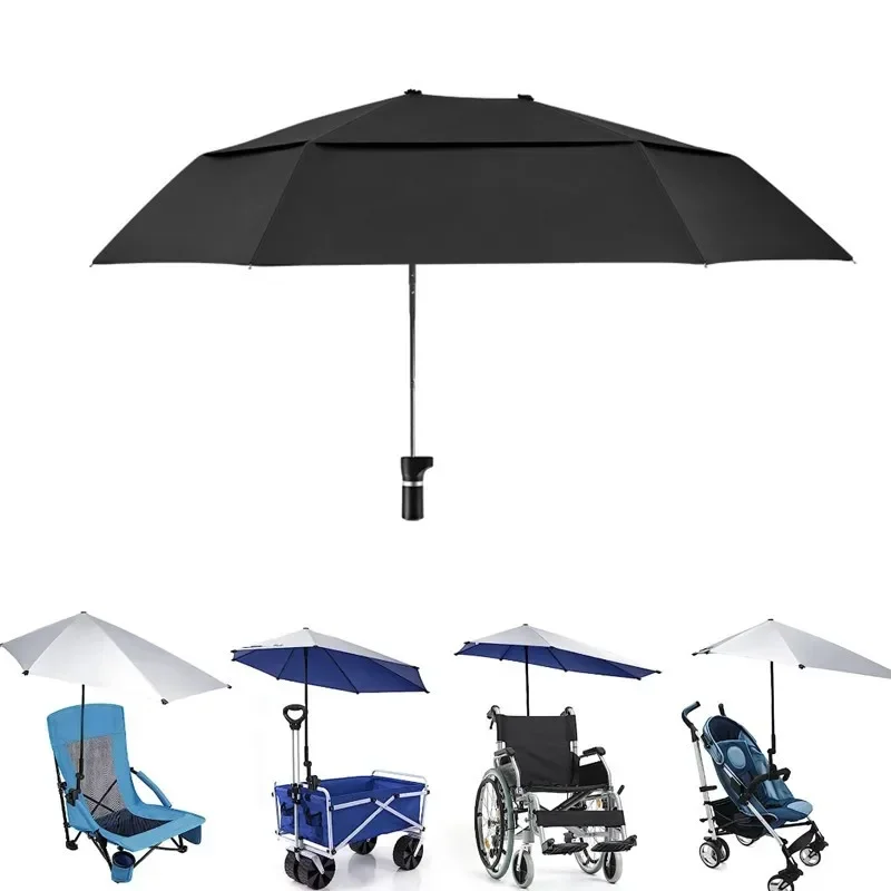 Enlarge Umbrella Adjustable Beach Umbrella with Universal Clamp for Chair, Stroller, Wheelchair, Golf Cart, Bleacher, Patio
Enlarge Umbrella Adjustable Beach Umbrella with Universal Clamp for Chair, Stroller, Wheelchair, Golf Cart, Bleacher, Patio