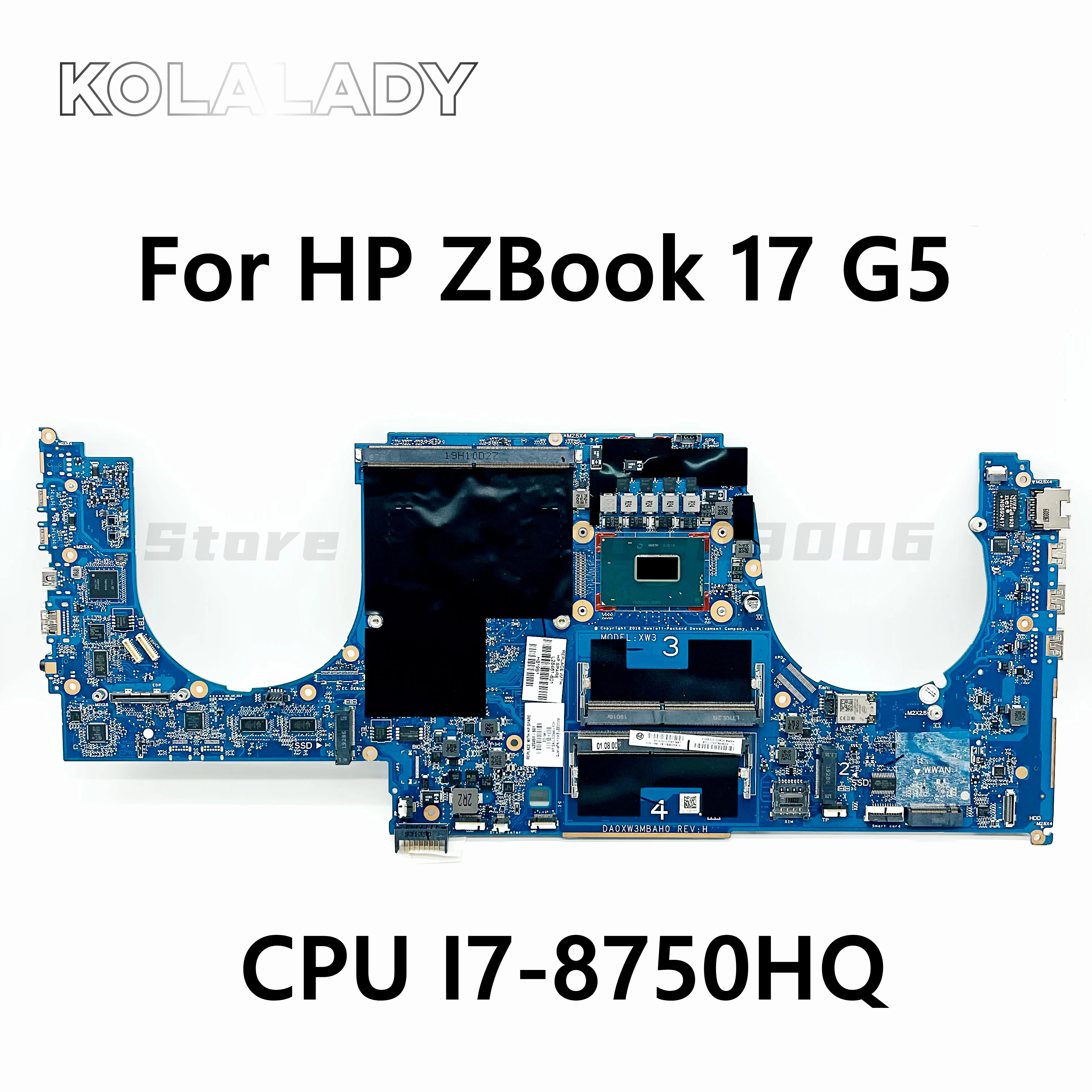 L28461-601 L30844-601 For HP ZBook 17 G5 Laptop motherboard DA0XW3MBAH0 MODEL:XW3 With I7-8750HQ CPU DDR4 100% fully tested
L28461-601 L30844-601 For HP ZBook 17 G5 Laptop motherboard DA0XW3MBAH0 MODEL:XW3 With I7-8750HQ CPU DDR4 100% fully tested