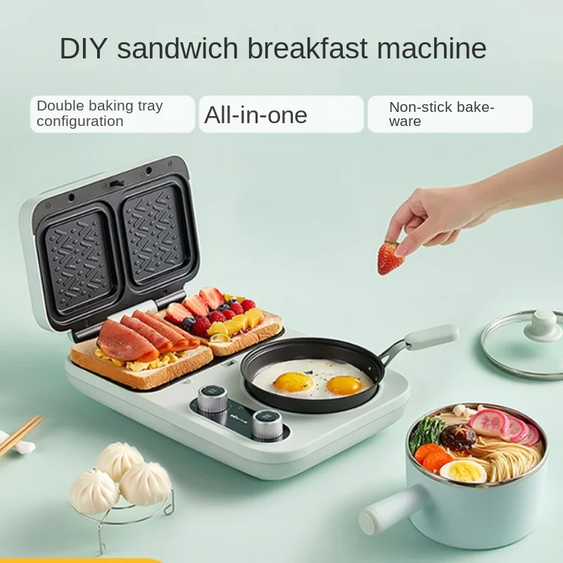 Sandwich Machine Breakfast Machine Household Small Light Food Machine Multi-Function Toaster Toaster Fantastic Breakfast
Sandwich Machine Breakfast Machine Household Small Light Food Machine Multi-Function Toaster Toaster Fantastic Breakfast
