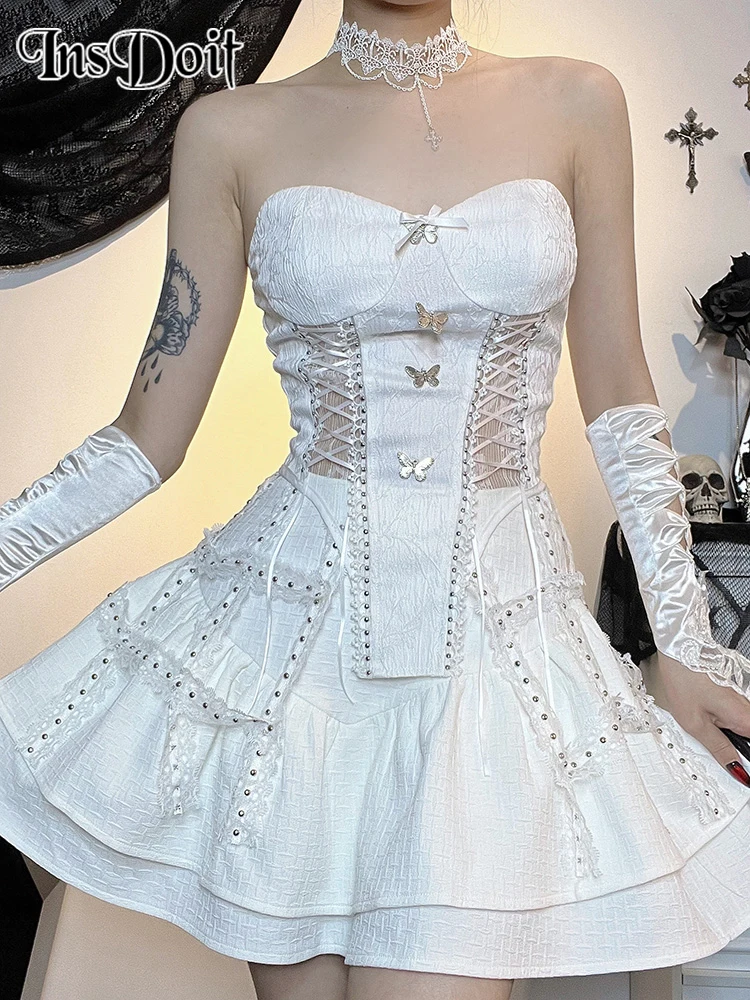 InsDoi Goth Mesh Corset Butterfly Tube Tops Sexy Strapless Mall Slim Streetwear Vintage Lace Summer Elegant Women Patchwork Tops
InsDoi Goth Mesh Corset Butterfly Tube Tops Sexy Strapless Mall Slim Streetwear Vintage Lace Summer Elegant Women Patchwork Tops