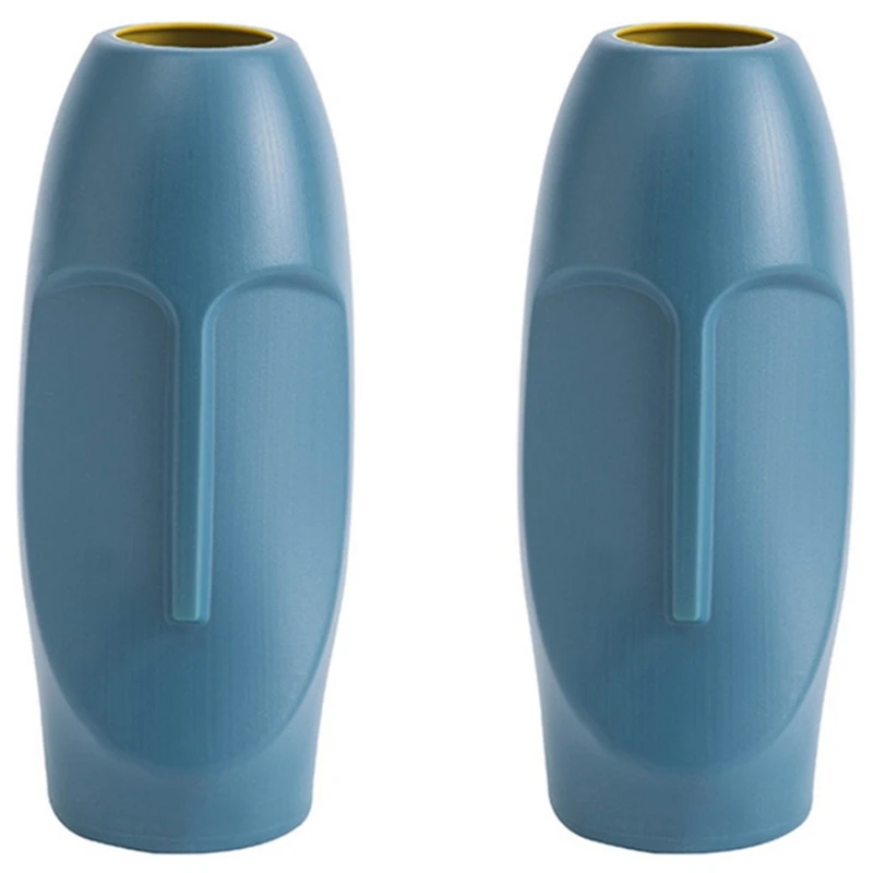 2X Nordic Minimalist PE Abstract Vase Human Face Creative Display Room Decorative Figue Head Shape Vase-Blue
2X Nordic Minimalist PE Abstract Vase Human Face Creative Display Room Decorative Figue Head Shape Vase-Blue