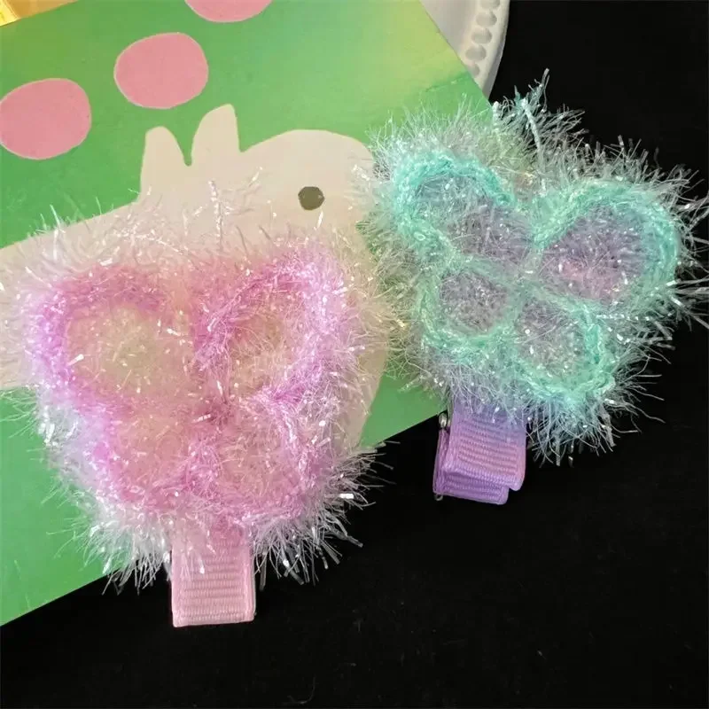 Japanese Plush Butterfly Hairpin Summer Winter Korean Vintage Sweet Cute Handmade Alligator Clip Hair Accessories for Women Kids
Japanese Plush Butterfly Hairpin Summer Winter Korean Vintage Sweet Cute Handmade Alligator Clip Hair Accessories for Women Kids