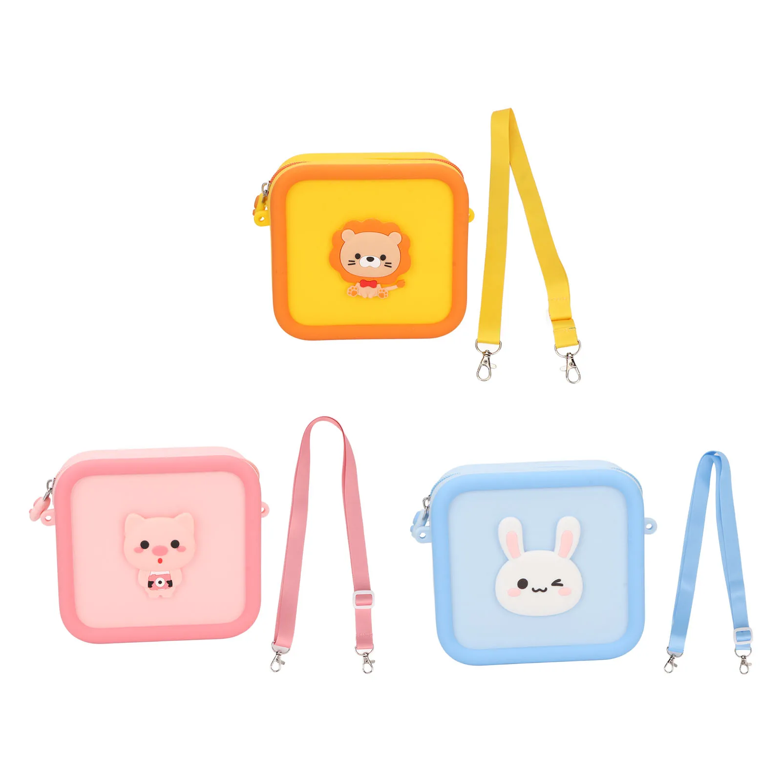 Silicone Kids Camera Bag Cute Cartoon Animal Decoration Shockproof Waterproof Large Capacity Kids Camera Carrying Case
Silicone Kids Camera Bag Cute Cartoon Animal Decoration Shockproof Waterproof Large Capacity Kids Camera Carrying Case