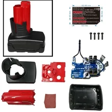 1 Set Six-cell Battery Shell M12 Six-cell Case PCB Circuit Board For Milwaukee 12V Li-ion Battery 12V 1.3Ah Battery Chargers
1 Set Six-cell Battery Shell M12 Six-cell Case PCB Circuit Board For Milwaukee 12V Li-ion Battery 12V 1.3Ah Battery Chargers