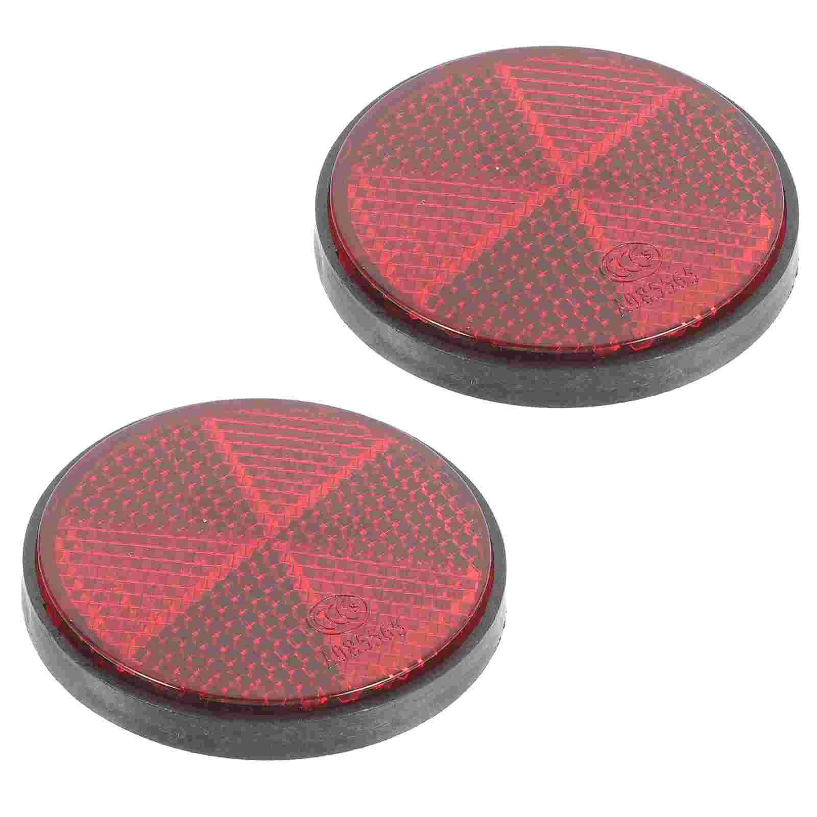 2 Pcs Plastic Round Reflective Warning Reflector Fits for Car Motorcycle Motor Bikes Bicycles ATV Dirt Bike (Red)
2 Pcs Plastic Round Reflective Warning Reflector Fits for Car Motorcycle Motor Bikes Bicycles ATV Dirt Bike (Red)