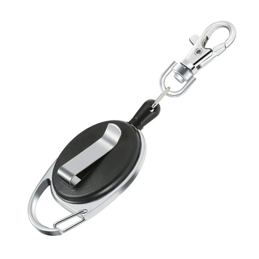 New Quality ABS Belt Clip Key Chain Metal Strong And Durable Actual Security Passes Belt Clip Silver Black Silver
New Quality ABS Belt Clip Key Chain Metal Strong And Durable Actual Security Passes Belt Clip Silver Black Silver