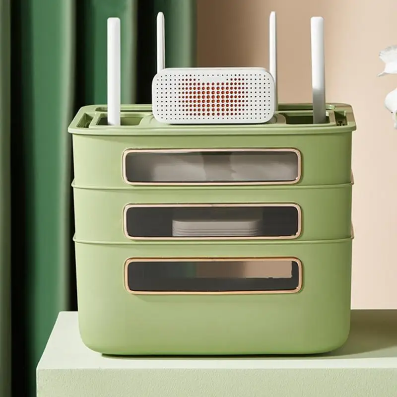 WiFi Router Storage Rack 2/3 Layers WiFi Router Cover Shelf Power Strip Cable Organizer Hollow Out Plastic Socket Storage Box
WiFi Router Storage Rack 2/3 Layers WiFi Router Cover Shelf Power Strip Cable Organizer Hollow Out Plastic Socket Storage Box