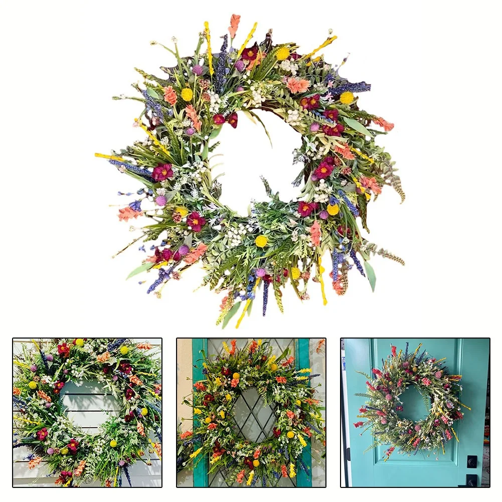 Wildflower Wreath Fake Spring Plastic Branch Wreath Simulation Wreath Artificial Dried Flower Garland Festival Door Party Decor
Wildflower Wreath Fake Spring Plastic Branch Wreath Simulation Wreath Artificial Dried Flower Garland Festival Door Party Decor