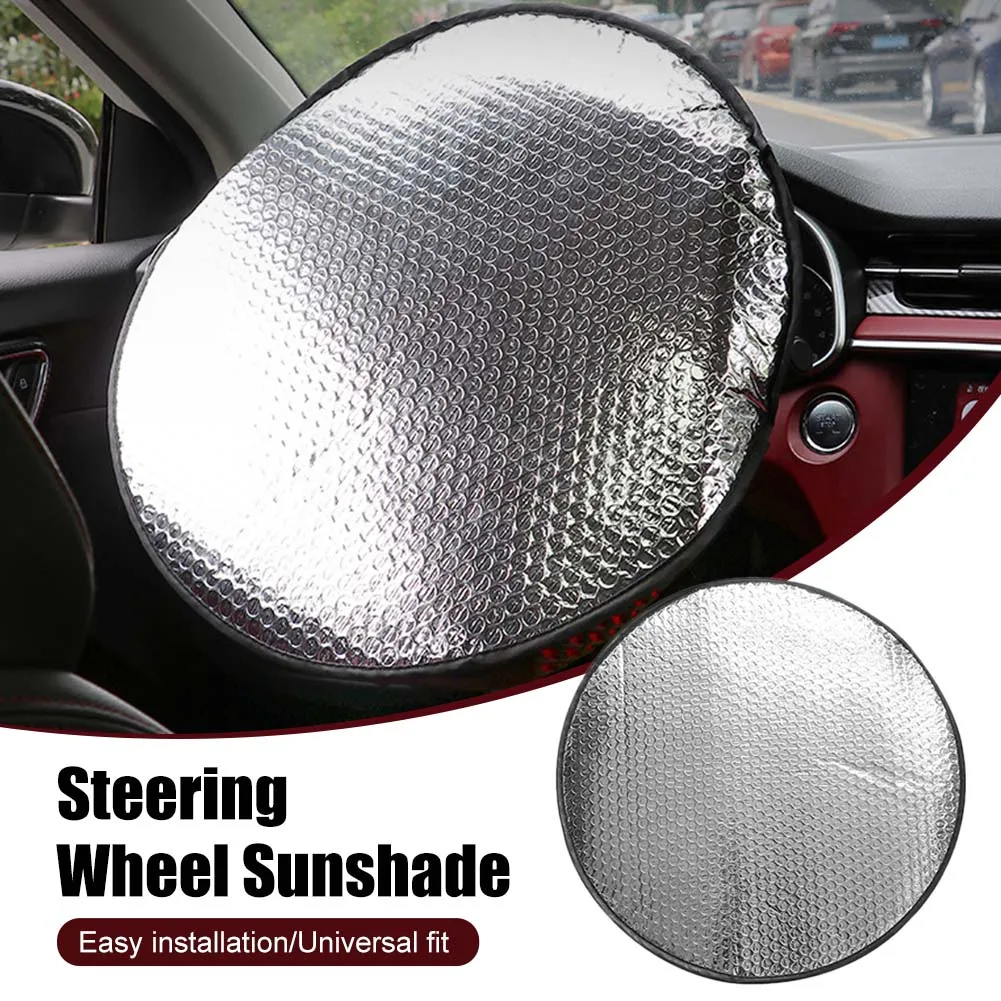 Car Windshield Sunshades Steering Wheel Sun Shade Aluminum Foil Three Thick Sun Protection Foldable Anti-uv Sunscreen Protector
Car Windshield Sunshades Steering Wheel Sun Shade Aluminum Foil Three Thick Sun Protection Foldable Anti-uv Sunscreen Protector