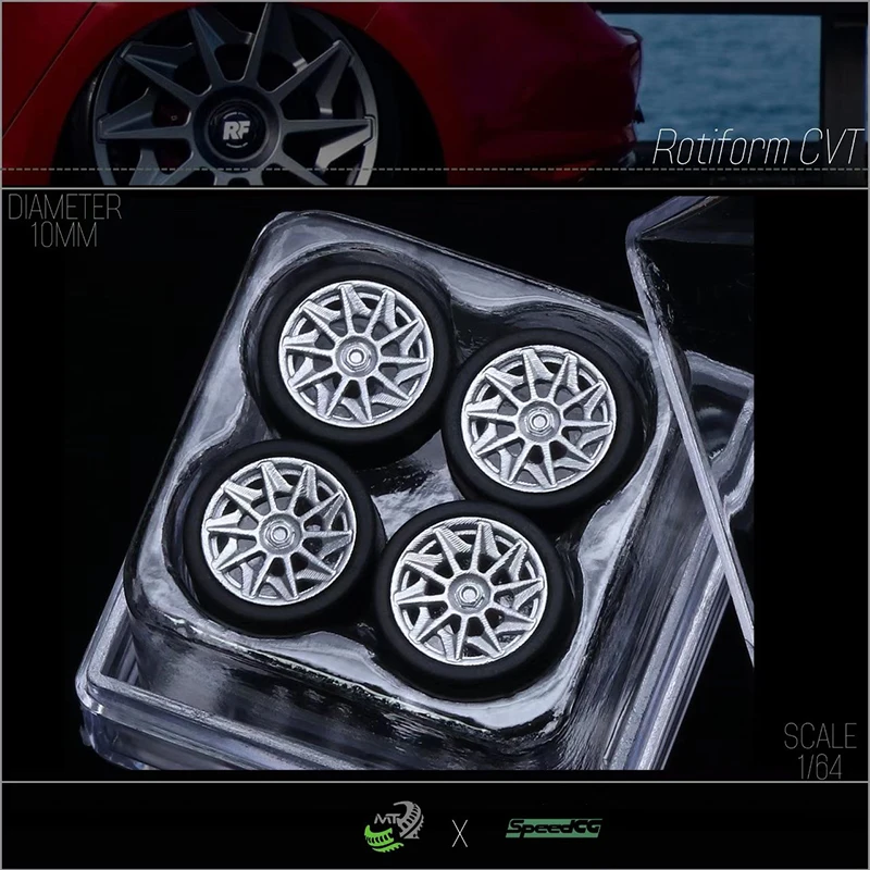SpeedCG 1/64 Model Car Wheels Rotiform CVT Refitting Parts Diameter 10mm For Racing Vehicle Toys Luxury Parts Hotwheels Tomica
SpeedCG 1/64 Model Car Wheels Rotiform CVT Refitting Parts Diameter 10mm For Racing Vehicle Toys Luxury Parts Hotwheels Tomica