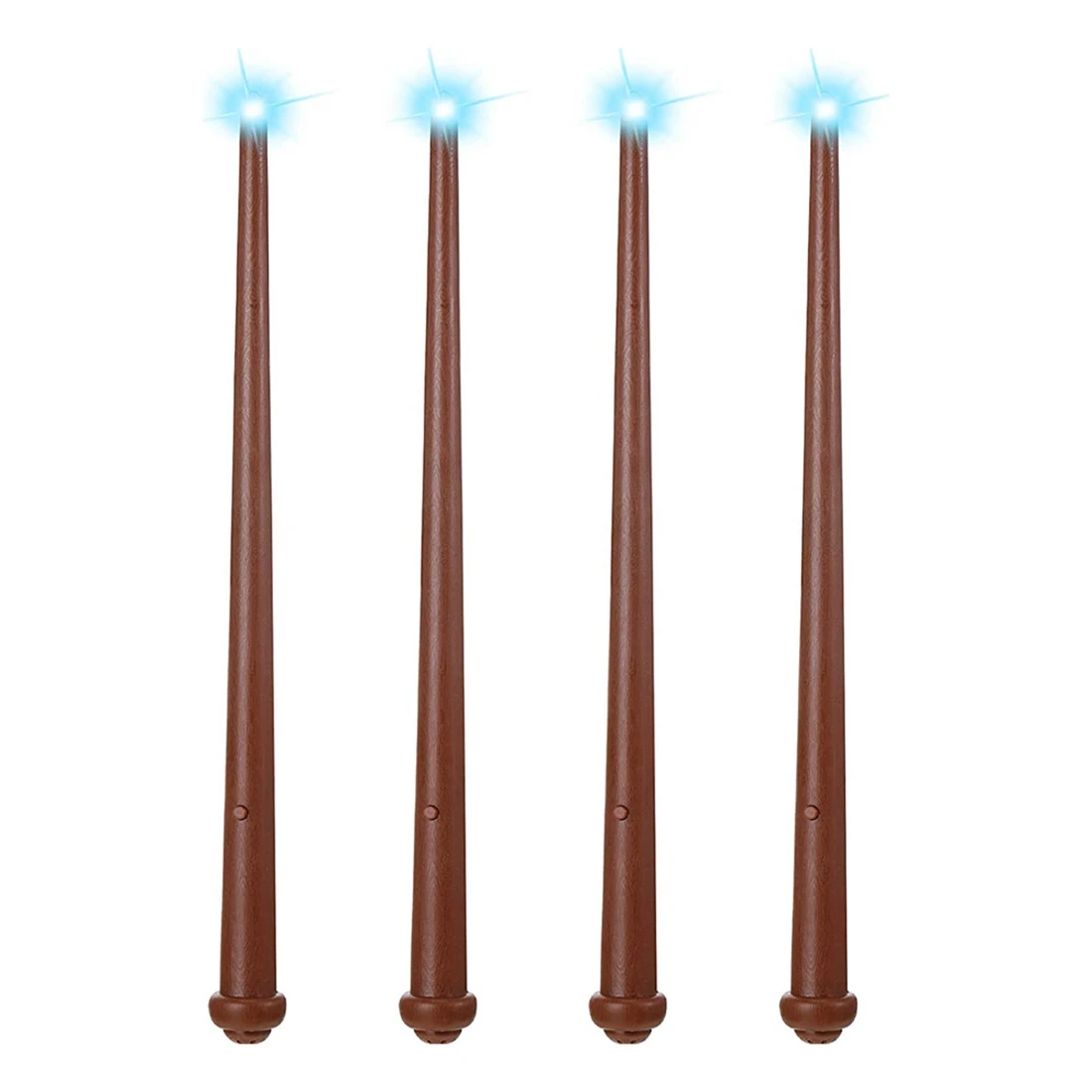4 Pcs Light-Up Wand Magic Light and Sound Toy Wizard Wands, Illuminating Wand, Party Costume Accessory (Brown)
4 Pcs Light-Up Wand Magic Light and Sound Toy Wizard Wands, Illuminating Wand, Party Costume Accessory (Brown)