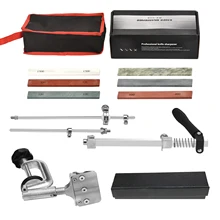 Professional Knife Sharpener Stainless Steel 360° Rotation Flap Design With 6 Whetstones For Home Kitchen Grinding Hands Tools 
Professional Knife Sharpener Stainless Steel 360° Rotation Flap Design With 6 Whetstones For Home Kitchen Grinding Hands Tools