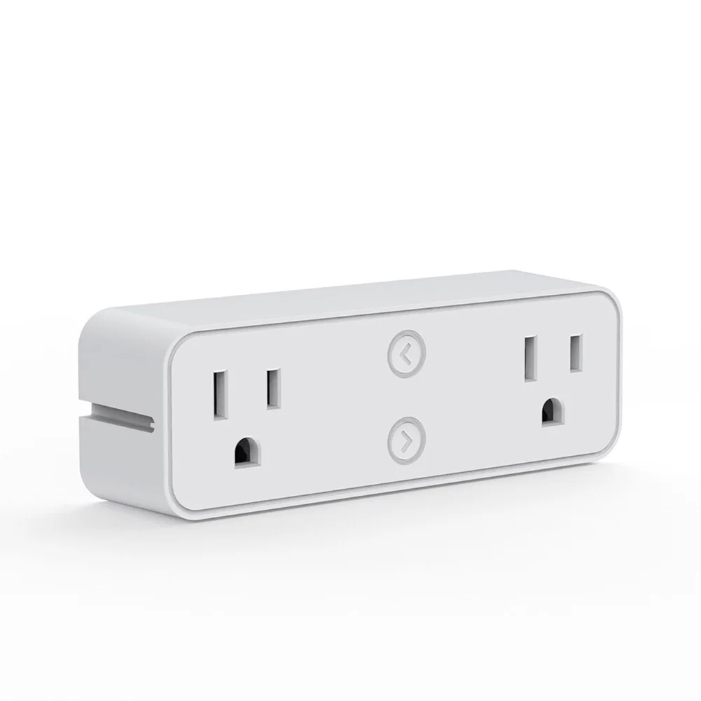 US Plug Dual Smart Plug WiFi Outlet Extender Smartlife App Remote Control 100-240VAC 50/60Hz Family Intelligence System
US Plug Dual Smart Plug WiFi Outlet Extender Smartlife App Remote Control 100-240VAC 50/60Hz Family Intelligence System
