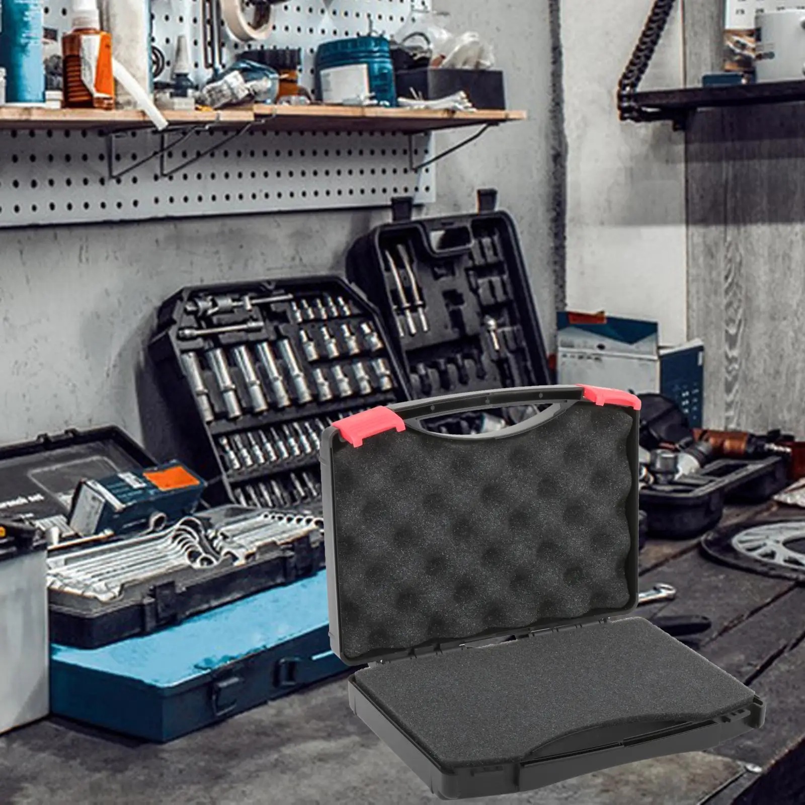 Protective Instrument Tool Box with Sponge Hardware Small Parts Carry Tools for Workplace
Protective Instrument Tool Box with Sponge Hardware Small Parts Carry Tools for Workplace