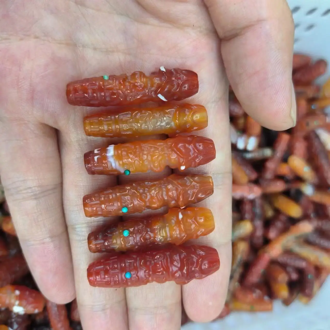 1pcs/lot Natural Old Dzi Beads Agate carving Pendant Bead Lotus dragon pattern red diy bracelet necklace accessories gem jewelry
1pcs/lot Natural Old Dzi Beads Agate carving Pendant Bead Lotus dragon pattern red diy bracelet necklace accessories gem jewelry