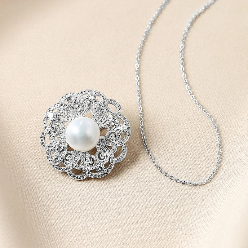 Freshwater Pearl Necklace Brooch Dual-purpose Clothing Accessories Fashion Temperament Jewelry for Women Mother's Day Gift
Freshwater Pearl Necklace Brooch Dual-purpose Clothing Accessories Fashion Temperament Jewelry for Women Mother's Day Gift