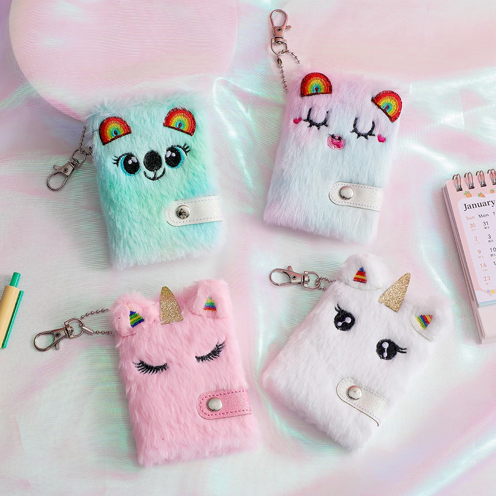 Kawaii Plush Notebook Diary Student Notepad Unicorn Cartoon Hand Book Cute Girl With Keychain Portable Stationery Supplies
Kawaii Plush Notebook Diary Student Notepad Unicorn Cartoon Hand Book Cute Girl With Keychain Portable Stationery Supplies