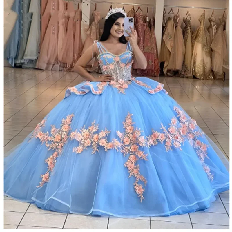 ANGELSBRIDEP 3D розовые цветочные кружевные синие платья для Quinceanera для официального дня рождения бальное платье на бретельках платья на заказ 15 лет
ANGELSBRIDEP 3D розовые цветочные кружевные синие платья для Quinceanera для официального дня рождения бальное платье на бретельках платья на заказ 15 лет