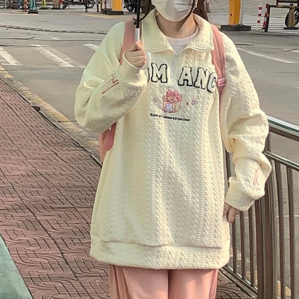 2022 Y2k Vintage Women Hoodie Harajuku Rabbit Embroidery Zip Up Grunge Sweatshirt Girl Japanese Cute Kawaii Fashion Pullovers
2022 Y2k Vintage Women Hoodie Harajuku Rabbit Embroidery Zip Up Grunge Sweatshirt Girl Japanese Cute Kawaii Fashion Pullovers