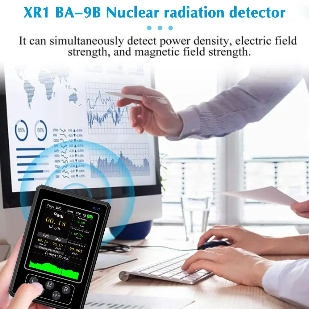 XR1 BA-9B Upgraded Geiger counter Nuclear Radiation Radioactivity β-ray X-ray Personal Dosimeter γ-ray E6D2
XR1 BA-9B Upgraded Geiger counter Nuclear Radiation Radioactivity β-ray X-ray Personal Dosimeter γ-ray E6D2