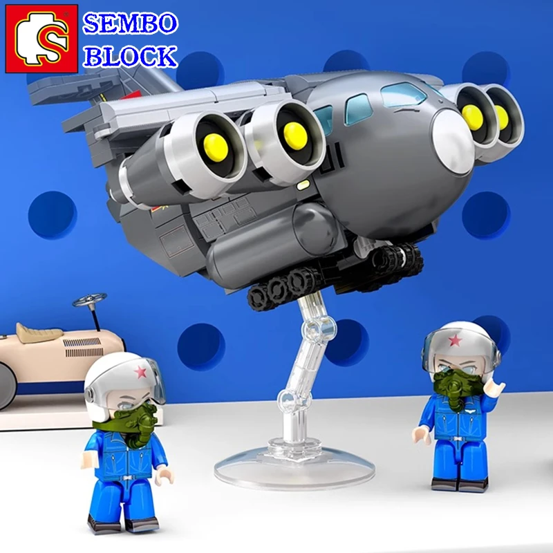 Конструктор военный вертолет SEMBO из 20 строительных блоков, модель самолета для транспортировки, подарок для мальчиков, крутая коллекция украшений
Конструктор военный вертолет SEMBO из 20 строительных блоков, модель самолета для транспортировки, подарок для мальчиков, крутая коллекция украшений