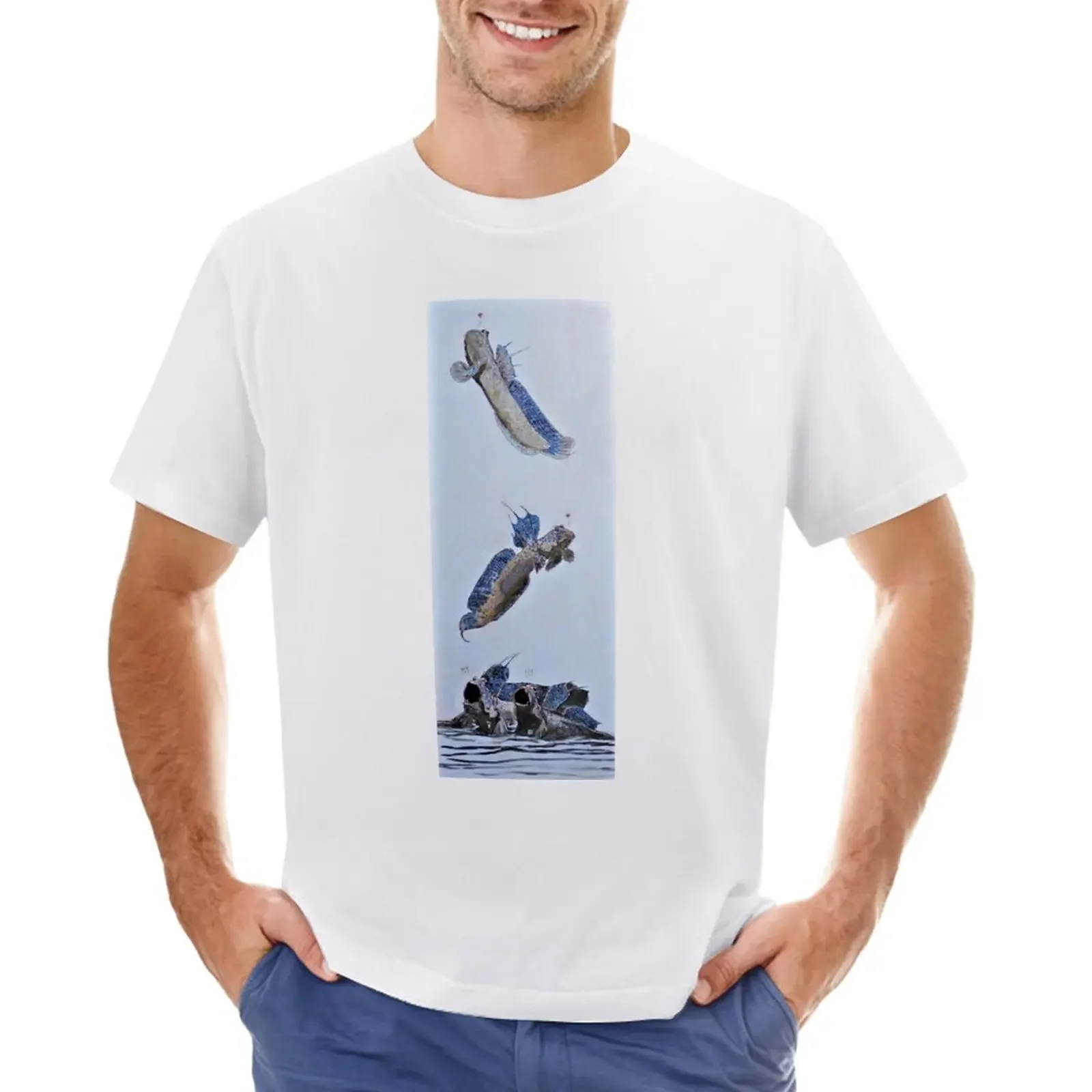 The Great Blue-spotted Mudskipper (Boleophthalmus pectinirostris) T-Shirt plain plus size tops plus sizes black t-shirts for men
The Great Blue-spotted Mudskipper (Boleophthalmus pectinirostris) T-Shirt plain plus size tops plus sizes black t-shirts for men