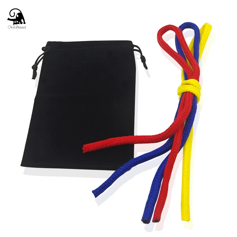Three Strings Linking Ropes Magic Tricks Red Yellow Blue Magic Rope Close Up Street Magic Props Illusions Gimmick Accessories
Three Strings Linking Ropes Magic Tricks Red Yellow Blue Magic Rope Close Up Street Magic Props Illusions Gimmick Accessories