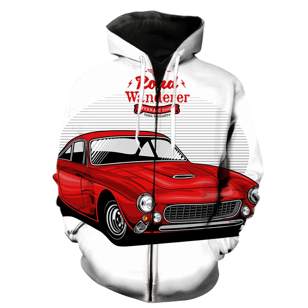 Cartoon Vintage Car Men's Zipper Hoodie Streetwear Oversized 3D Print Tops Harajuku Casual Sweatshirts Teens Spring Fashion Cool
Cartoon Vintage Car Men's Zipper Hoodie Streetwear Oversized 3D Print Tops Harajuku Casual Sweatshirts Teens Spring Fashion Cool