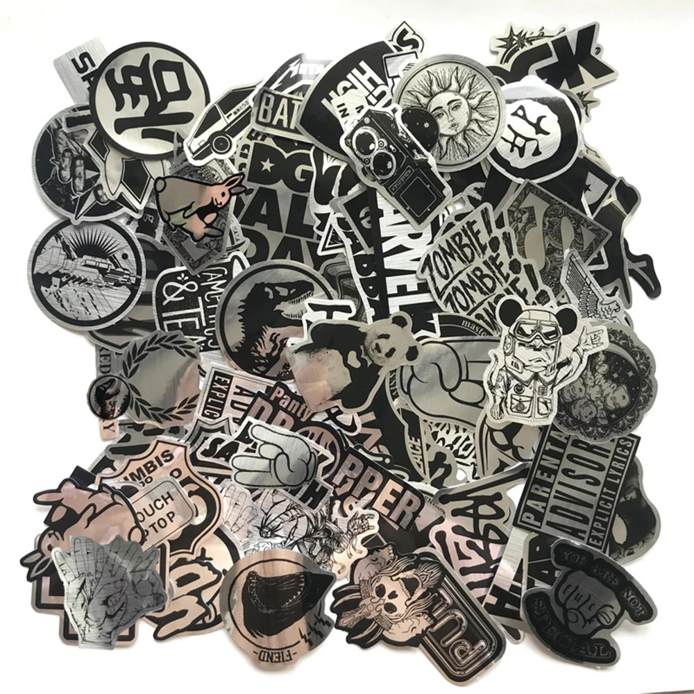 10/30/50/100PCS Imitating Metal Brand Logo Rock Band Stickers Graffiti Skateboard Luggage Cool PVC Waterproof Sticker Kids Toys
10/30/50/100PCS Imitating Metal Brand Logo Rock Band Stickers Graffiti Skateboard Luggage Cool PVC Waterproof Sticker Kids Toys