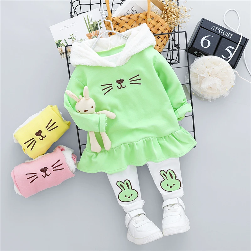 Spring Baby Girl Clothing Sets Children Hooded Tops Cartoon Rabbit Pants Newborn Infant Clothes Kids Casual Outfits 2 Piece Suit
Spring Baby Girl Clothing Sets Children Hooded Tops Cartoon Rabbit Pants Newborn Infant Clothes Kids Casual Outfits 2 Piece Suit