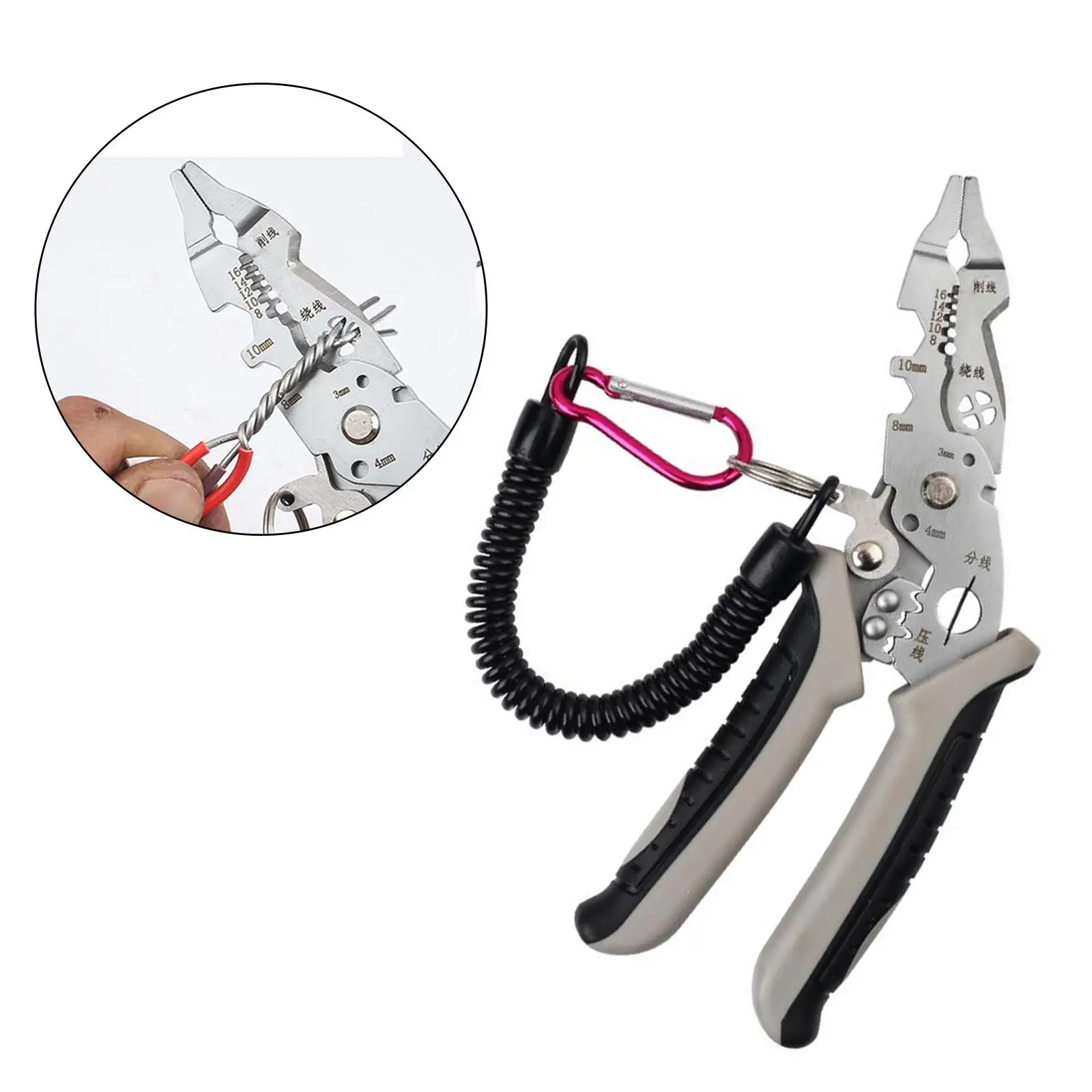 

Wire Tool Multipurpose Wire Pliers Tool for Pressing Wrench Cutting